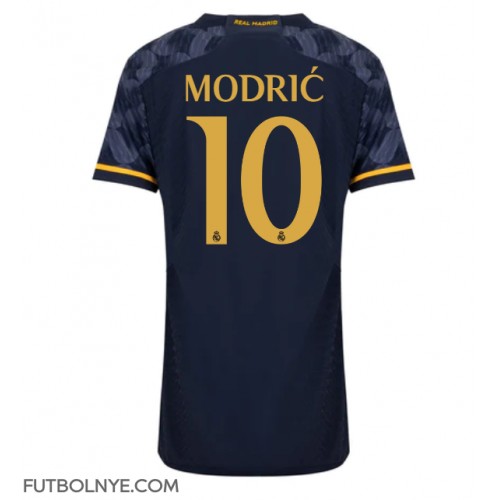 Camiseta Real Madrid Luka Modric #10 Visitante Equipación para mujer 2023-24 manga corta